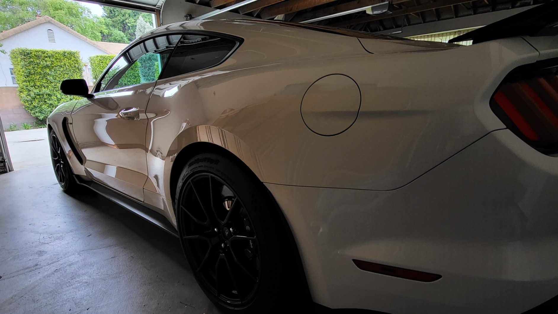 Ford Mustang looking shiny after receiving a ceramic coating
