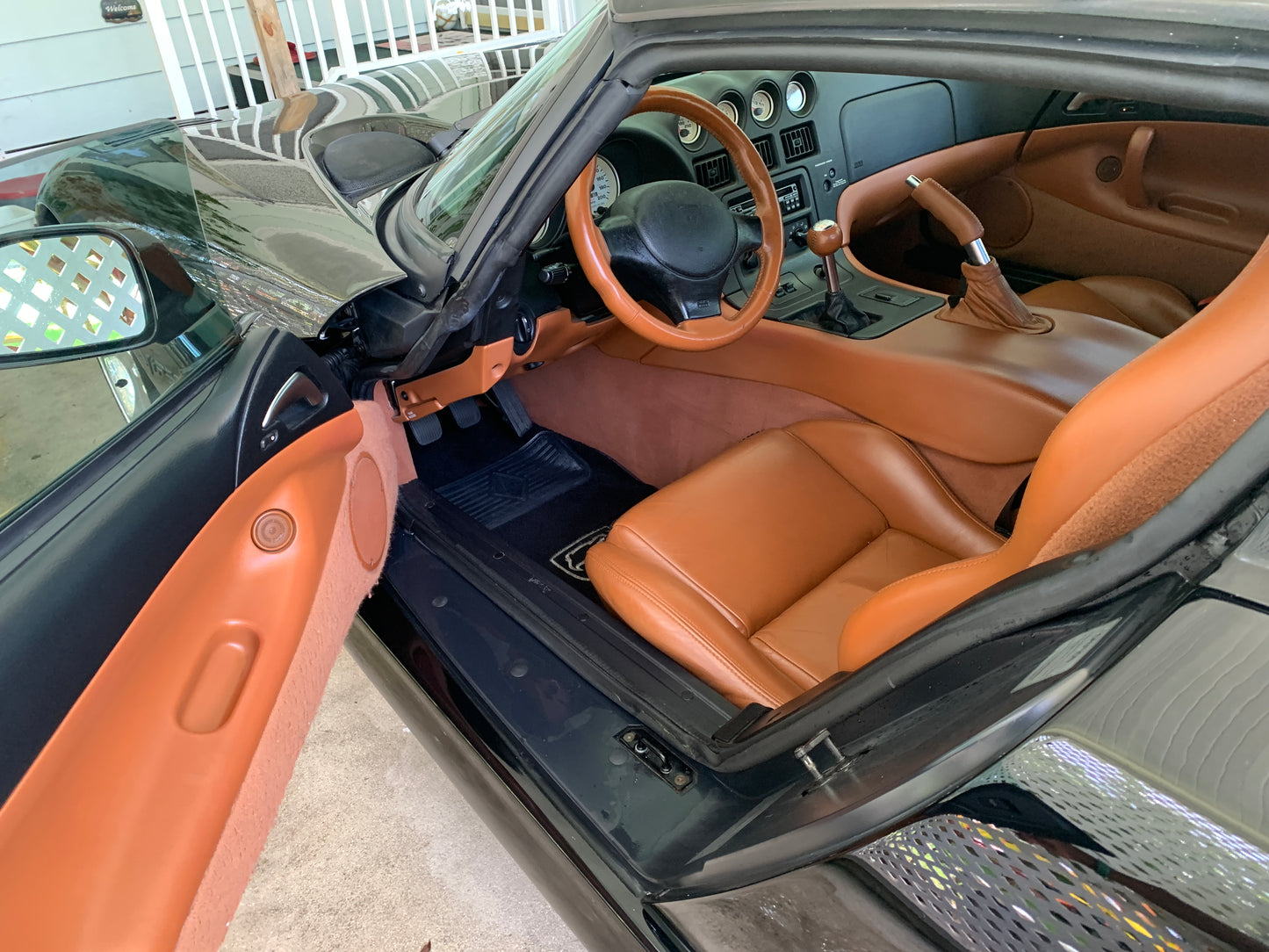 Detailing leather seats: Bringing back their original luster.