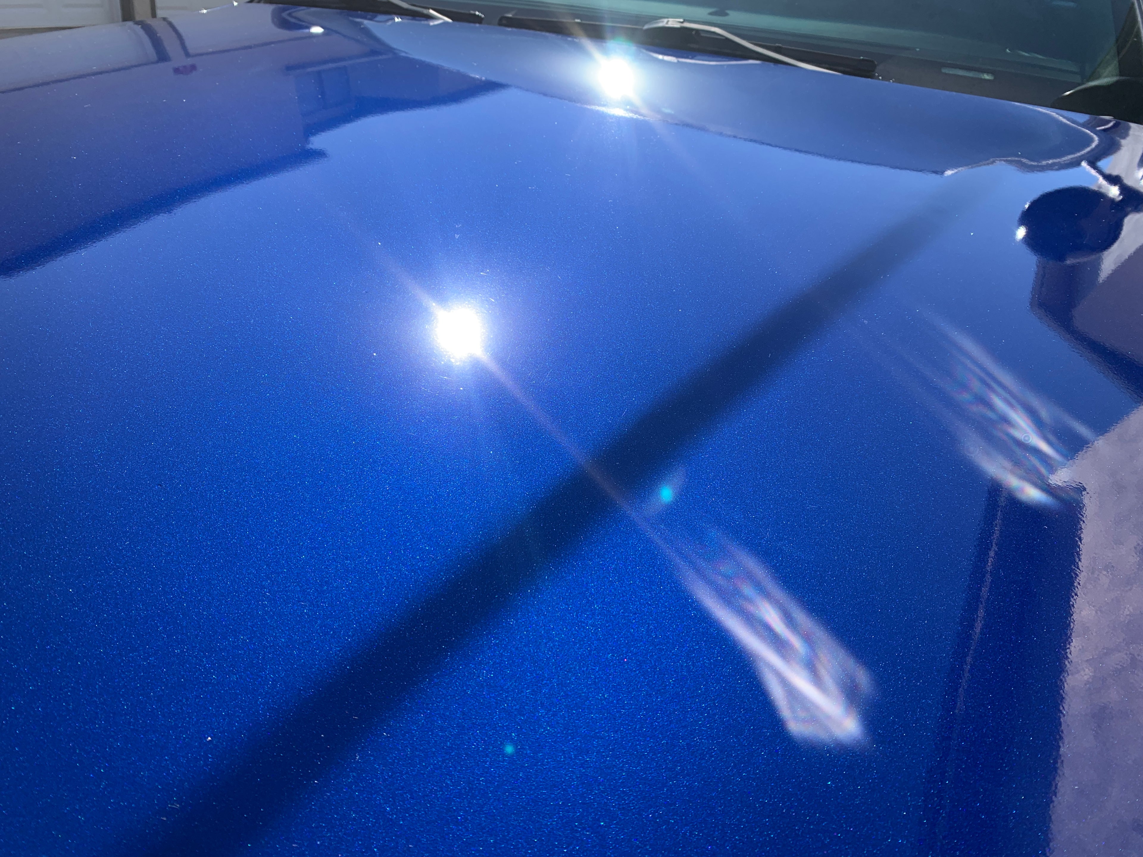 Results after a professional paint correction, paintwork looking flawless
