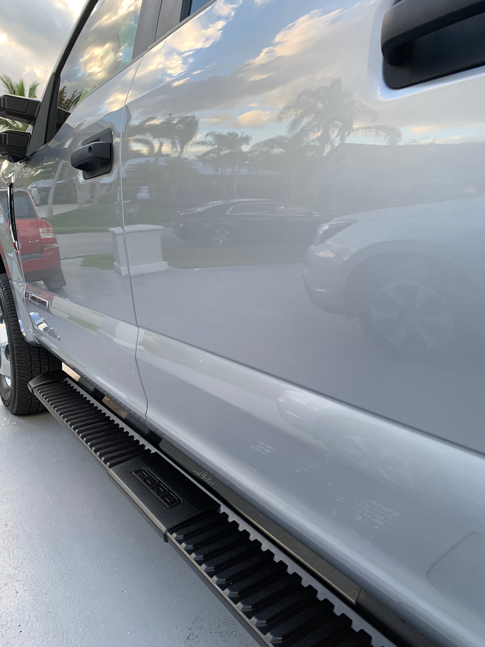 Waxing expertise on display: Your car's exterior shines like a mirror.