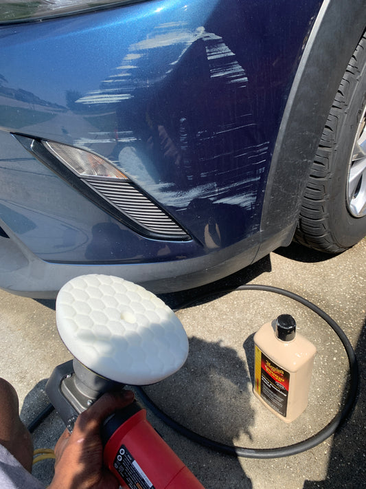 Paint Correction To Remove Scuff